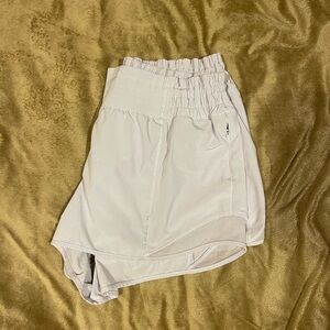 Women's Beige Athletic Shorts